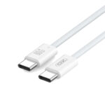 XO NB-Q273 iP15 Καλώδιο φόρτισης Type-C σε Type-C 60W Λευκό - Image 3