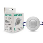Χωνευτός ανιχνευτής κίνησης IR 400W 360° 8m IP44 λευκός - Image 3