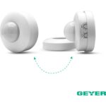 Ανιχνευτής κίνησης οροφής IR 300W 360° 12m IP44 λευκός - Image 4