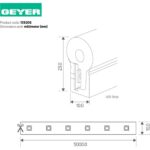 Ταινία LED Neon 14.4W 24V μπλε 1400lm IP67 10χ23mm - Image 2