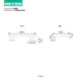 Φωτιστικό μπάνιου LED 10W 4000K 600lm IP44 560mm ασημί - Image 2