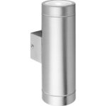 Επίτοιχο spot 2xGU10 165B-2 IP44 Inox