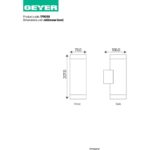 Επίτοιχο spot 2xGU10 165B-2 IP44 Inox - Image 2