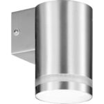 Επίτοιχο spot 1xGU10 165A IP44 Inox