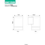 Επίτοιχο spot 1xGU10 165A IP44 Inox - Image 2