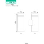 Επίτοιχο spot 2xGU10 165A-2 IP44 Inox - Image 2