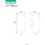 Επίτοιχο 2xGU10 1721-2  IP44 λευκό - Image 2