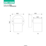 Επίτοιχο spot 1xGU10 146B-A IP44 Inox - Image 2