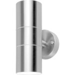 Επίτοιχο spot 2xGU10 146C-A IP44 Inox