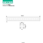 LED Wall washer 18W 3000K 1200lm 500mm IP65 - Image 2