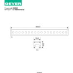 LED Wall washer 18W 4000K 1200lm 500mm IP65 - Image 2