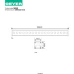 LED Wall washer 36W 3000K 2400lm 1000mm IP65 - Image 2
