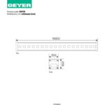 LED Wall washer 36W 4000K 2400lm 1000mm IP65 - Image 2