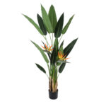 GloboStar® Artificial Garden STRELITZIA REGINAE 20032 Τεχνητό Διακοσμητικό Φυτό Στρελίτσια - Πουλί του Παραδείσου Υ140cm - Image 2