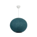 GLOBOSTAR® SOLEI 205-0010 Boho Κρεμαστό Φωτιστικό Οροφής με Ντουί 1 x E27 AC 220-240V IP20 - Τιρκουάζ - M40 x Π40 x Υ36cm - Image 4