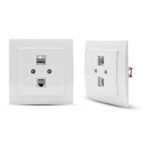 Λευκή πρίζα δικτύου RJ45-CAT5-RJ11 - Image 2