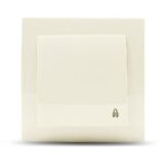 Μπέζ μπουτόν κουδουνιού 12V-220V