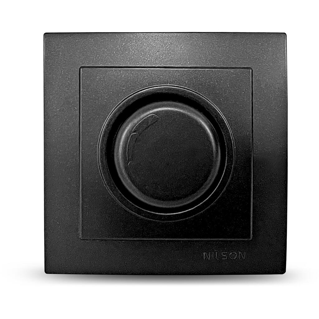 24381078_0 Μαύρο ματ dimmer LED - Image 1