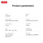 XO NB265 Μινιμαλιστικό Καλώδιο Lightning Λευκό - Image 3