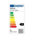 Redpoint G9 LED 3W 4000K PLASTIC PF >0.90 (κατασκευή Κίνα) - Image 2