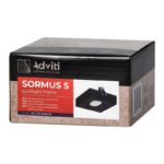 Redpoint 6168 SORMUS ΣΠΟΤ ΧΩΝΕΥΤΟ GU10 ΤΕΤΡΑΓΩΝΟ ΚΙΝΗΤΟ 96/96/50 Φ88 ΜΑΥΡΟ ORNO - Image 2