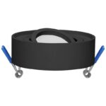 Redpoint 6169 SORMUS ΣΠΟΤ ΧΩΝΕΥΤΟ GU10 ΣΤΡΟΓΓΥΛΟ ΚΙΝΗΤΟ Φ96/50 (ΚΟΨΙΜΟ Φ88) ΜΑΥΡΟ ORNO - Image 4
