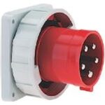 Ρευματοδέκτης χωνευτός φλάντζας 3x16A 230V IP44 - Image 2
