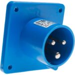 Ρευματοδέκτης χωνευτός φλάντζας 3x16A 230V IP44