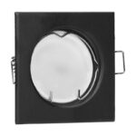 Redpoint 6177 SUTRI ΣΠΟΤ ΧΩΝΕΥΤΟ GU10 ΤΕΤΡΑΓΩΝΟ ΣΤΑΘΕΡΟ 76/76/35 Φ55 ΜΑΥΡΟ ORNO - Image 6