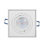 Redpoint 6168 SORMUS ΣΠΟΤ ΧΩΝΕΥΤΟ GU10 ΤΕΤΡΑΓΩΝΟ ΚΙΝΗΤΟ 96/96/50 Φ88 ΛΕΥΚΟ ORNO - Image 3