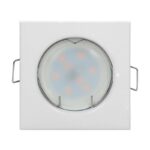 Redpoint 6177 SUTRI ΣΠΟΤ ΧΩΝΕΥΤΟ GU10 ΤΕΤΡΑΓΩΝΟ ΣΤΑΘΕΡΟ 76/76/35 Φ55 ΛΕΥΚΟ ORNO - Image 4