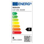Redpoint ΚΕΡΙ LED 8W Ε14 4000K 2.0(κατασκευή Κίνα) - Image 2