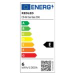 Redpoint ΚΕΡΙ LED FILAMENT Ε14 6W WARM ΔΙΑΦΑΝΟ 2.0(κατασκευή Κίνα) - Image 2