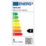 Redpoint MR16 LED 5W 12V COOL 2.0(κατασκευή Κίνα) - Image 2