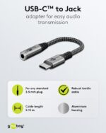 Goobay Καλώδιο Αντάπτορας USB-C σε 3.5mm AUX 0.15m - Image 13