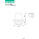 Χωνευτό spot mini 2W 3000K 140lm 30° IP20 - Image 2
