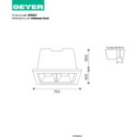 Χωνευτό spot mini 4W 3000K 260lm 30° IP20 - Image 2