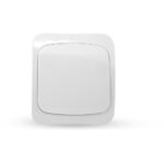 Επίτοιχος διακόπτης μεσαίος Α/Ρ IP44 λευκός