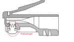 Goobay Φις Δικτύου RJ45 CAT6 STP με Θωράκιση (93829) - Image 3