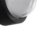 kelvo® NEXA KLV-101-0247 Φωτιστικό Τοίχου / Απλίκα LED 6W 480lm 180° AC 220-240V Αδιάβροχο IP65 Ultra Θερμό Λευκό 1800K - Sanan SMD Chip & TÜV SÜD Driver - Μαύρο Ματ - Μ11 x Π8.5 x Υ11cm - 5 Χρόνια Εγγύηση - Image 6