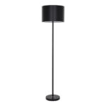 GLOBOSTAR® ASHLEY 00822 Μοντέρνο Επιδαπέδιο Φωτιστικό με Ντουί 1 x E27 AC 220-240V IP20 - Μαύρο - Μ35 x Π35 x Υ145cm - Image 2