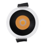 GLOBOSTAR® MICRO-S 60235 Χωνευτό Downlight Σποτ LED 5W 625lm 38° AC 220-240V IP20 Θερμό Λευκό 2700K - Bridgelux COB Chip & TÜV SÜD Driver - Λευκό & Μαύρο Ματ - Μ4 x Π4 x Υ5.9cm / Q3.5cm - 5 Χρόνια Εγγύηση - Image 6