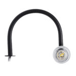 GLOBOSTAR® FLORA 60412 Μοντέρνο Φωτιστικό Τοίχου - Απλίκα Καθρέπτη Μπάνιου με Ντουί 2 x G9 AC 220-240V IP44 - Μαύρο Ματ - Μ31 x Π13 x Υ12cm - Image 4