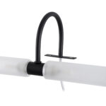 GLOBOSTAR® FLORA 60412 Μοντέρνο Φωτιστικό Τοίχου - Απλίκα Καθρέπτη Μπάνιου με Ντουί 2 x G9 AC 220-240V IP44 - Μαύρο Ματ - Μ31 x Π13 x Υ12cm - Image 6