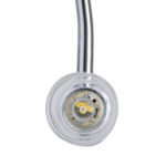 GLOBOSTAR® FLORA 60414 Μοντέρνο Φωτιστικό Τοίχου - Απλίκα Καθρέπτη Μπάνιου με Ντουί 2 x G9 AC 220-240V IP44 - Νίκελ Χρώμιο - Μ31 x Π13 x Υ12cm - Image 5