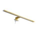 GLOBOSTAR® NINA 60421 Μοντέρνο Φωτιστικό Τοίχου - Απλίκα Καθρέπτη Μπάνιου LED 12W 1400lm 120° AC 220-240V IP44 Φυσικό Λευκό 4500K - Lumileds SMD Chip & TÜV SÜD Driver - Σατινέ Χρυσό Βούρτσας - Μ60 x Π10.5 x Υ4cm - 3 Χρόνια Εγγύηση - Image 5