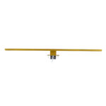GLOBOSTAR® NINA 60421 Μοντέρνο Φωτιστικό Τοίχου - Απλίκα Καθρέπτη Μπάνιου LED 12W 1400lm 120° AC 220-240V IP44 Φυσικό Λευκό 4500K - Lumileds SMD Chip & TÜV SÜD Driver - Σατινέ Χρυσό Βούρτσας - Μ60 x Π10.5 x Υ4cm - 3 Χρόνια Εγγύηση - Image 6