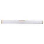 GLOBOSTAR® MABEL 60429 Μοντέρνο Φωτιστικό Τοίχου - Απλίκα Καθρέπτη Μπάνιου LED 12W 1400lm 270° AC 220-240V IP44 Φυσικό Λευκό 4500K - Lumileds SMD Chip & TÜV SÜD Driver - Σατινέ Χρυσό Βούρτσας - Μ60 x Π10 x Υ5cm - 3 Χρόνια Εγγύηση - Image 6