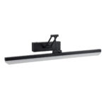 GLOBOSTAR® MARA 60446 Μοντέρνο Φωτιστικό Τοίχου - Απλίκα Καθρέπτη Μπάνιου LED 12W 1400lm 120° AC 220-240V IP20 Φυσικό Λευκό 4500K - Lumileds SMD Chip & TÜV SÜD Driver - Μαύρο Ματ - Μ60 x Π15 x Υ13cm - 3 Χρόνια Εγγύηση - Image 3