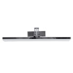 GLOBOSTAR® MARA 60447 Μοντέρνο Φωτιστικό Τοίχου - Απλίκα Καθρέπτη Μπάνιου LED 12W 1400lm 120° AC 220-240V IP20 Φυσικό Λευκό 4500K - Lumileds SMD Chip & TÜV SÜD Driver - Νίκελ Χρώμιο - Μ60 x Π15 x Υ13cm - 3 Χρόνια Εγγύηση - Image 5